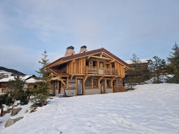 Construction chalet vieux bois 